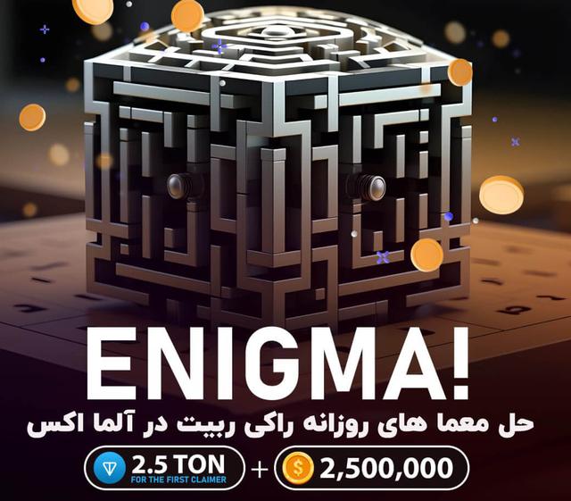 معما روزانه بازی راکی ربیت تلگرام